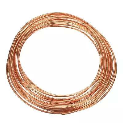 Copper Tube 1/8'' OD X 24.6Ft Refrigeration Flexible Pipe Seamless Hollow • $24.41