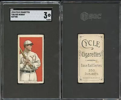 T206 Red Murray Batting ~~ SGC 3 ~~ Cycle 350 Back Nice • $399.99