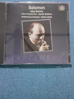 Brahms - Piano Concert N 1 Trade Variations.  Solomon. Testament Cd.  • £6.15