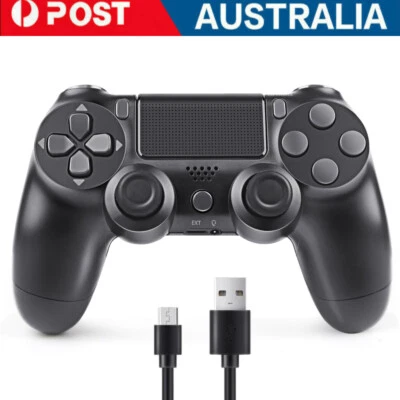 $28.99 • Buy Black Gamepad Wireless Gaming Controller Pro/Slim For PS4 Play-Station 4