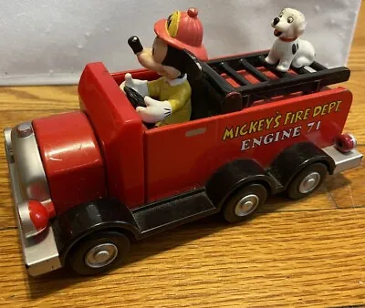 Vintage Disney Mickey's Fire Dept. Engine 71 Working Collectors Item - GUC • $9.99