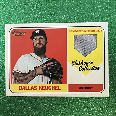 2018 Topps Heritage Clubhouse Collection Relics Dallas Keuchel Astros #CCR-DK • $2.59