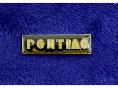 Vintage Pontiac Hat Lapel Pin Accessory Badge Sign Chief Tempest LeMans GTO G8 • $9.95