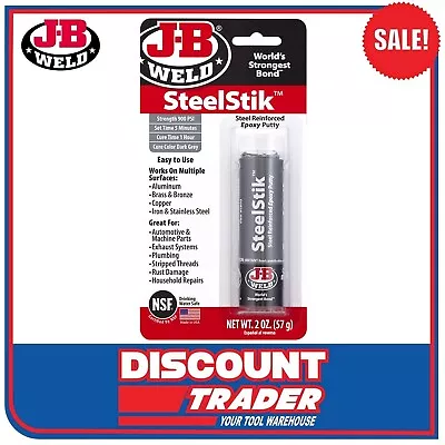 $16.90 • Buy J-B Weld SteelStik™ Steel Reinforce Epoxy Putty Stick JB - 8267