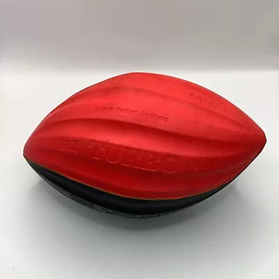 Vintage Genuine Red & Black 1989 Parker Brothers Nerf TURBO Football • $149