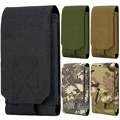 Tactical Molle Cell Phone Bag Case With Belt Clip Loop Holster Pouch Carry Cover • $5.99