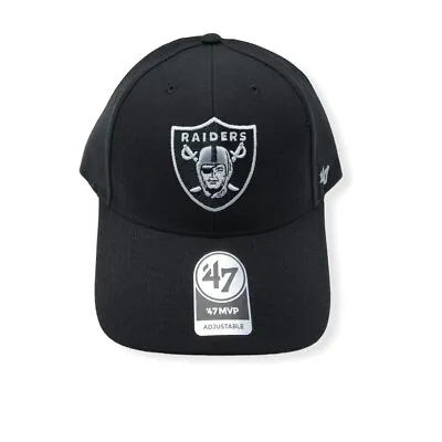 '47 Las Vegas Raiders MVP Black Adjustable Strap Hat Dad Cap • $29.99