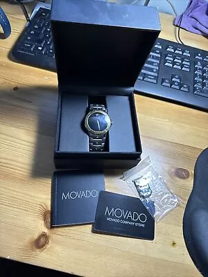 Movado SE 81 G1 1882 Tested Working With Box Papers And Extra Links • $149