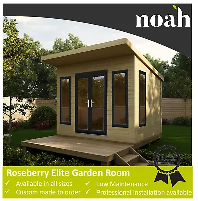 Roseberry Elite Garden Room Log Cabin Home Office Studio Bespoke Building • £2979.43