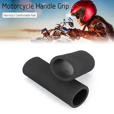 Motorbike Handlebar Slip-on Foam Covers Anti Vibration For Motorcycle Grip 2Pcs • $7.39