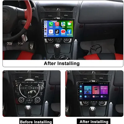 Carplay Android 13 Car Stereo Radio For Mazda RX-8 2003-2008 GPS Navigation • $135