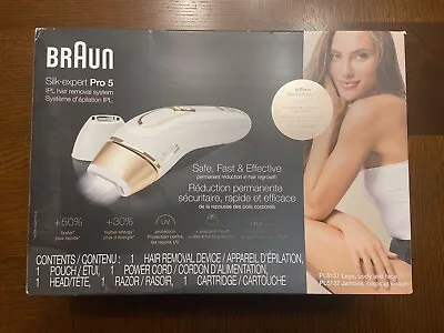 $58 • Buy Braun Silk-Expert Pro 5 PL5137 IPL Permanent Hair Removal System.  