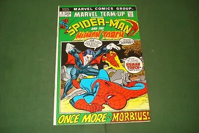 Marvel Team Up #3 Spider-man  Human Torch  3rd Morbius Hi Grade 1972 Bronze • $85