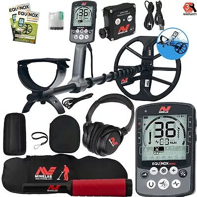 Minelab EQUINOX 800 Multi-IQ With Pro-Find 40 And Carry Bag • $1152.99