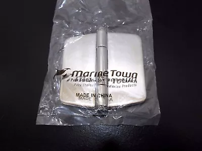 Qty: 2 - Marine Town Covered Boat Hinge 193610 Stainless Steel 74mm X 80mm *New • $11.95