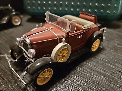 1931 Red Ford Model A Coupe Rumble Seat Diecast. Nat'l Motor Museum Mint 1:32 • $11.80
