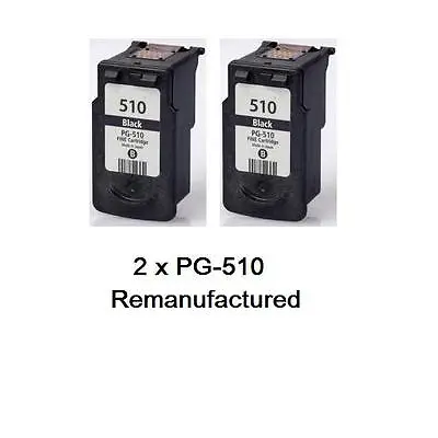 2x PG-510 PG510 Ink Cartridges For Canon MP230 240 280 MP495 MX410 MX360 • $36.98