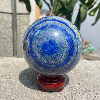 1.65LB Natural Lapis Lazuli Jasper Quartz Sphere Crystal Ball Reiki Healing. • $0.99