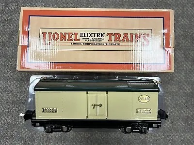 + Lionel MTH O Tinplate 2800 Series 2814R Ivory / Peacock Reefer Car 11-70005 • $150