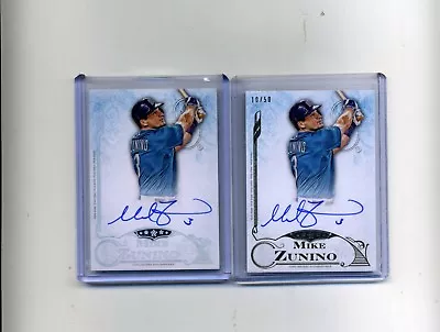 2015 Topps Five Star Mike Zunino RC Lot Of 2 Autos  #9/25 & #10/50 • $34.99