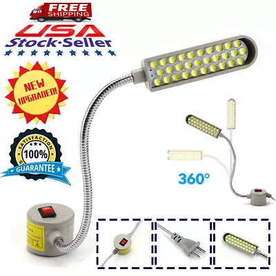 1pcs 30 LED Sewing Machine Light Flexible Working Lamp With Magnetic Base White • $8.99