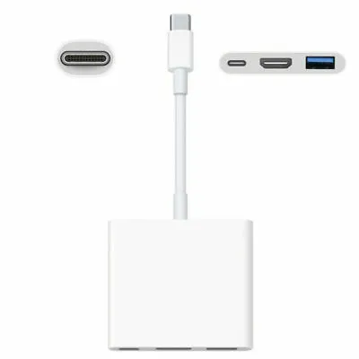 New Apple USB-C Digital AV Multiport Adapter For MacBook A1621 HDMI Cable • $34.75