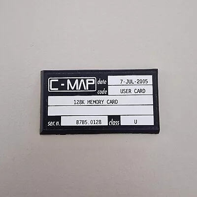 C-Map NT/NT+ 128K KB Memory User Data Card – C-Card Format - RARE! • $189.05