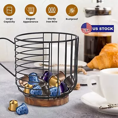 Coffee Pod Holder For Coffee K Cup Storage Organizer Countertop Basket Rack • $15.59