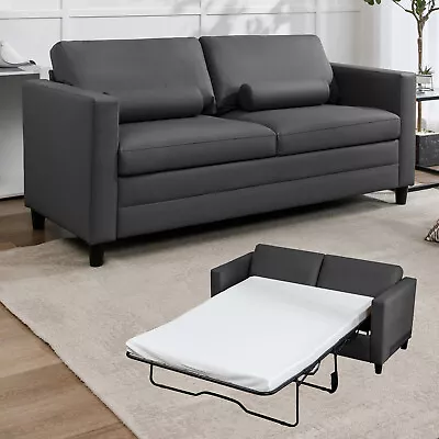 2-in-1 Pull Out Sofa BedModern Convertible Sleeper SofaCouch Bed With Mattress • $929.99