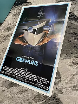 Original Gremlins Movie Poster 1984 Joe Dante Film Zach Galligan Phoebe Cates • $45