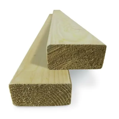 Timber Treated 4 X 2 (47 X 100mm) C16/C24 Graded Sawn - Multi Lengths & Qty • £230.85