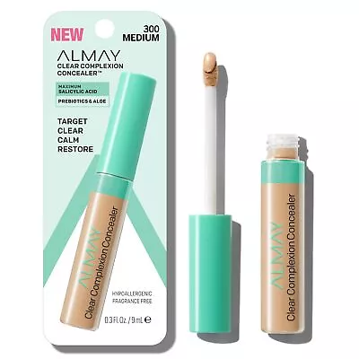 Almay Clear Complexion Acne & Blemish Spot Treatment Concealer 300 Medium • $7.23