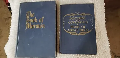 Vintage 1962 Book Of Mormon & 1959 Doctrine Of Covenants/Pear Of Great Price HB • $55