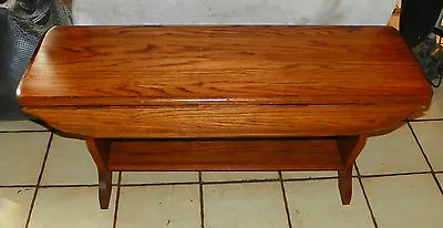 Solid Oak Drop Leaf Coffee Table  (CT149) • $499