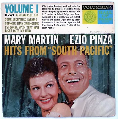 Vinyl 45 - Mary Martin & Ezio Pinza - Hits From South Pacific Vol 1 • $4