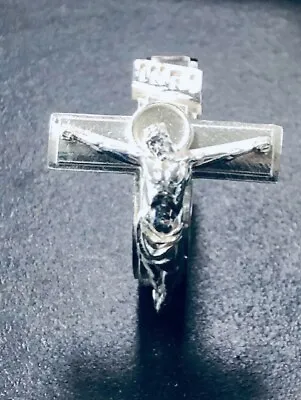 Large Cross Crucifix Design Ring Sterling Silver 925 • $105