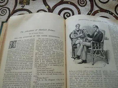 The Strand Magazine Sherlock Holmes 1st Edition Antique Hardback Volume VI 1893 • $233.65