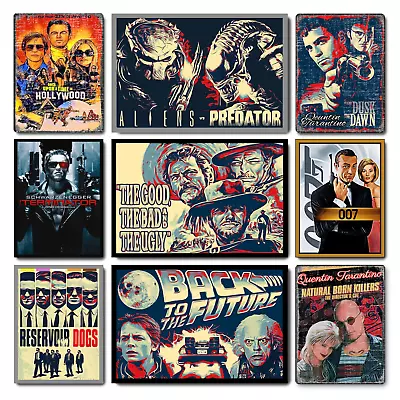 Movie Posters Metal Signs Retro Wall Art Vintage Plaques Room Home Decor Bar Pub • £4.99