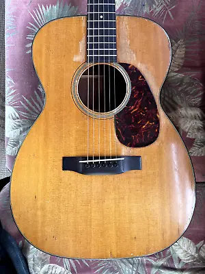 Martin 00-18 1963 Vintage Acoustic Guitar:  Amazing Sound. Needs Nothing! • $3999