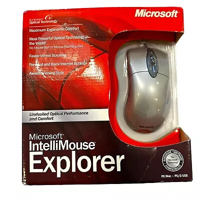 Microsoft IntelliMouse Explorer 3.0 X08-70361 PS/2 USB Compatible NEW IN BOX • $135.79