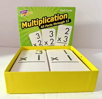 Multiplication Flash Cards-Trend Learning- Used Lightly Used Complete 169 Cards • $16.50