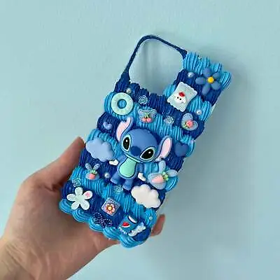 $45.99 • Buy Cute Stitch And Lilo Decoden Phone Case For Iphone 14,13,12,11