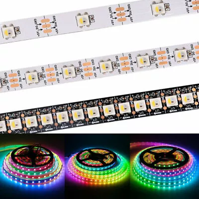 SK6812 RGBW  4 In 1 Led Strip 30/60/144 Leds/pixels/m 5050 Warm Nature White 5V • $29.01