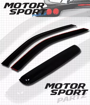 JDM Outside Mount 2MM Vent Visors 3pcs Deflector & Sunroof Chevy S10 S-10 95-07 • $44.49