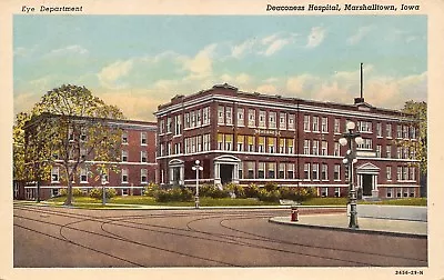 Marshalltown Iowa~United Church Of Christ~Evangelical Deaconess Hospital 1929 • $6