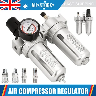 Air Compressor Regulator Filter Trap Oil Water Separator For Air Tools System • $31.85