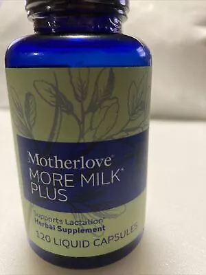 Motherlove More Milk Plus 120 Liquid Capsules 1150 Mg Blend Exp 03/2025 • $39.88