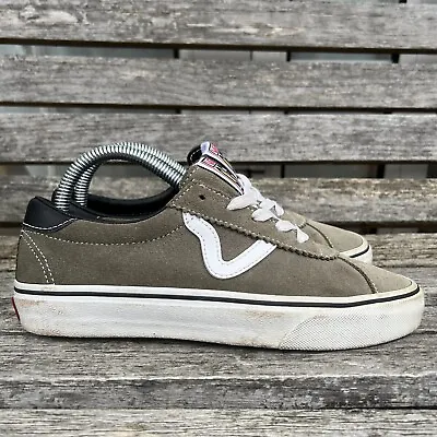 Vans Old Skool Off The Wall Olive Green Trainers Shoes Plimsolls UK 5 EU 38 • £29.99