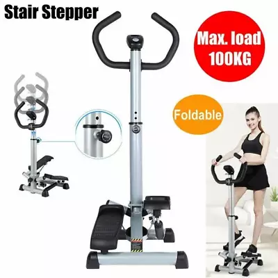 Mini Stepper Exercise Machine Stair Stepper W/2 Training Bands Fitness Stepper • $39.96