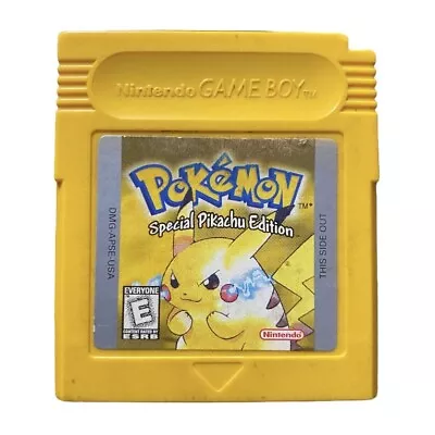 Pokémon Yellow Pikachu Special Edition Authentic TESTED 1998’ Nintendo Gameboy • $62.95